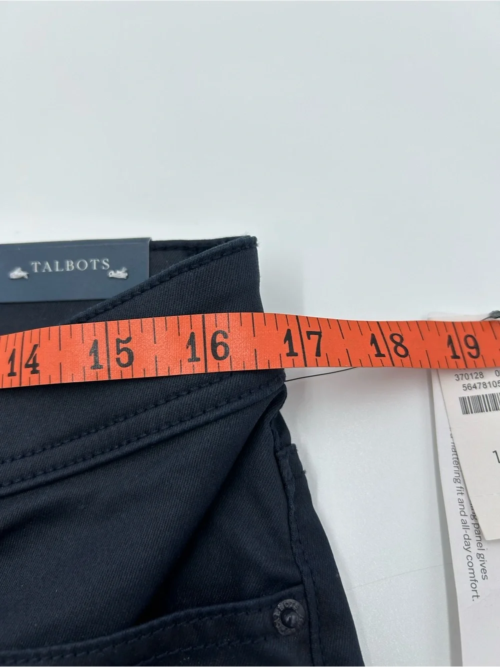 Talbots Women’s Dk Blue Demi Boot Crop Jean 10 NWT